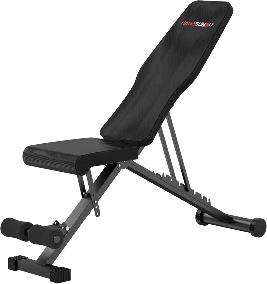 【日本企業】トレーニングベンチ インクラインベンチ 折り畳み式 耐荷重300KG 2年保証 組立不要 角度調節 マルチシットアップベンチ 腹筋 背筋 全身筋トレ 家庭用