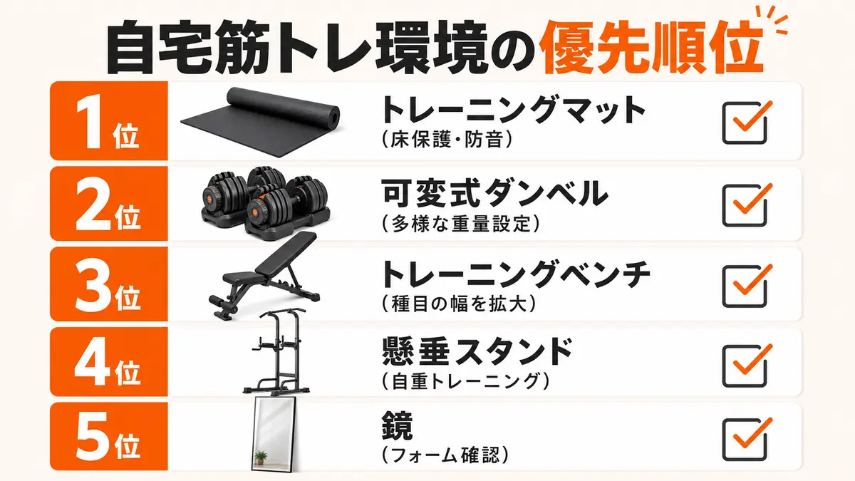 自宅筋トレメニューの組み方完全ガイド|初心者から上級者まで