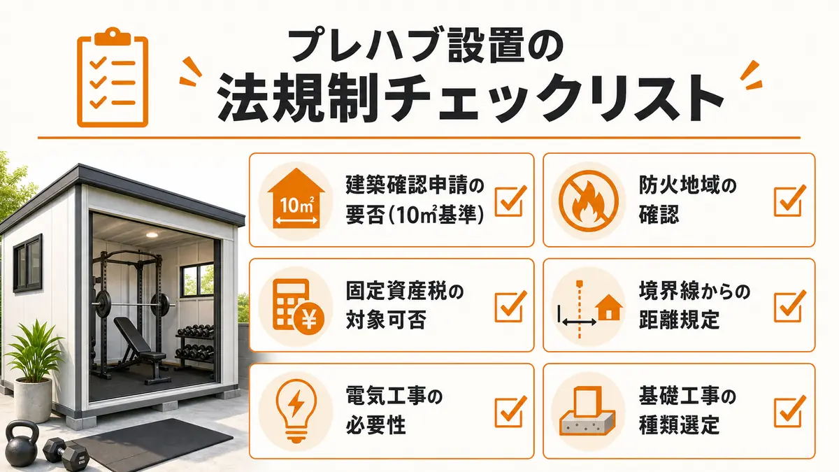 プレハブで筋トレ部屋を作る完全ガイド【設置から機材選びまで】