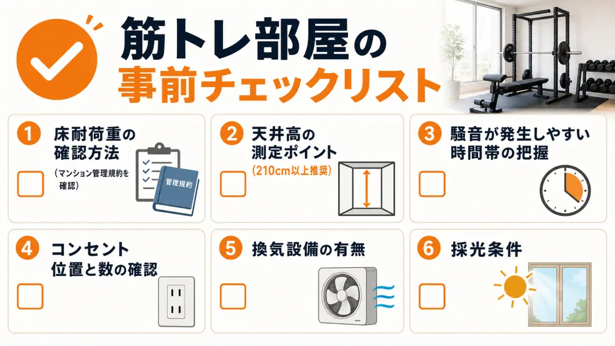 筋トレ部屋の作り方完全ガイド|失敗しない配置と必要機材